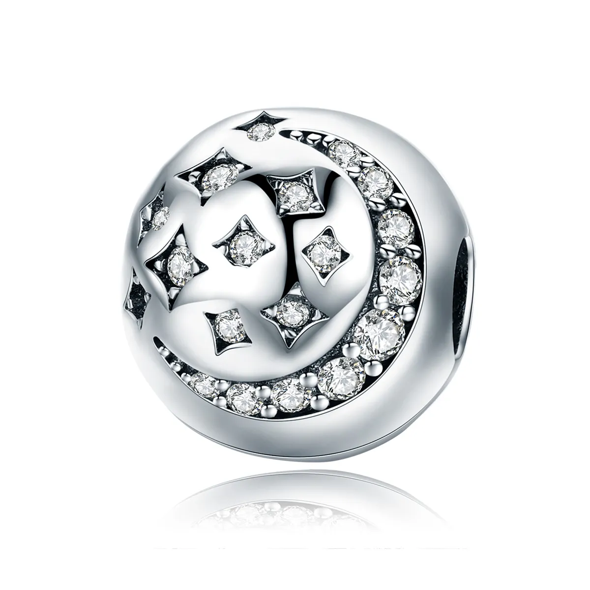 Pandora Style Silver Charm, Exquisite Life - SCC813