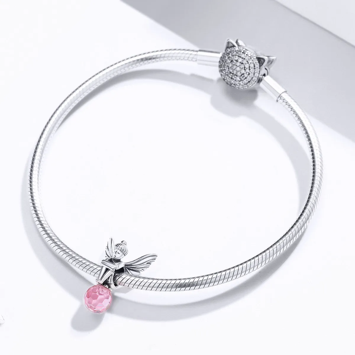 Pandora Style Silver Charm, Flower Elf - SCC1483