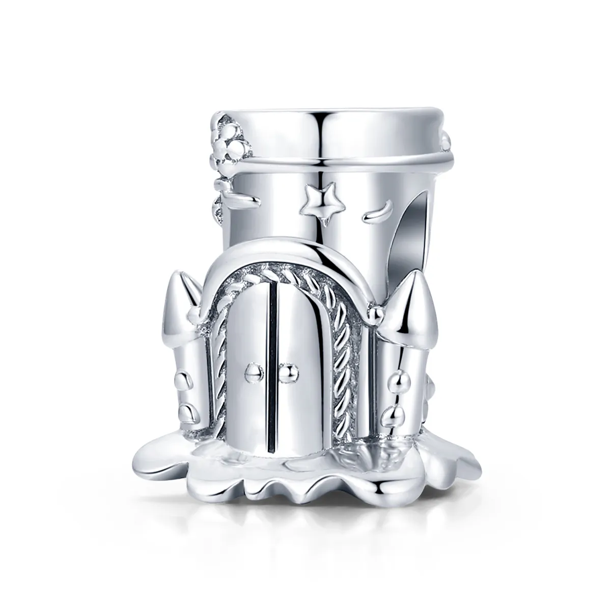 Pandora Style Silver Charm, Forest Castle - SCC1866