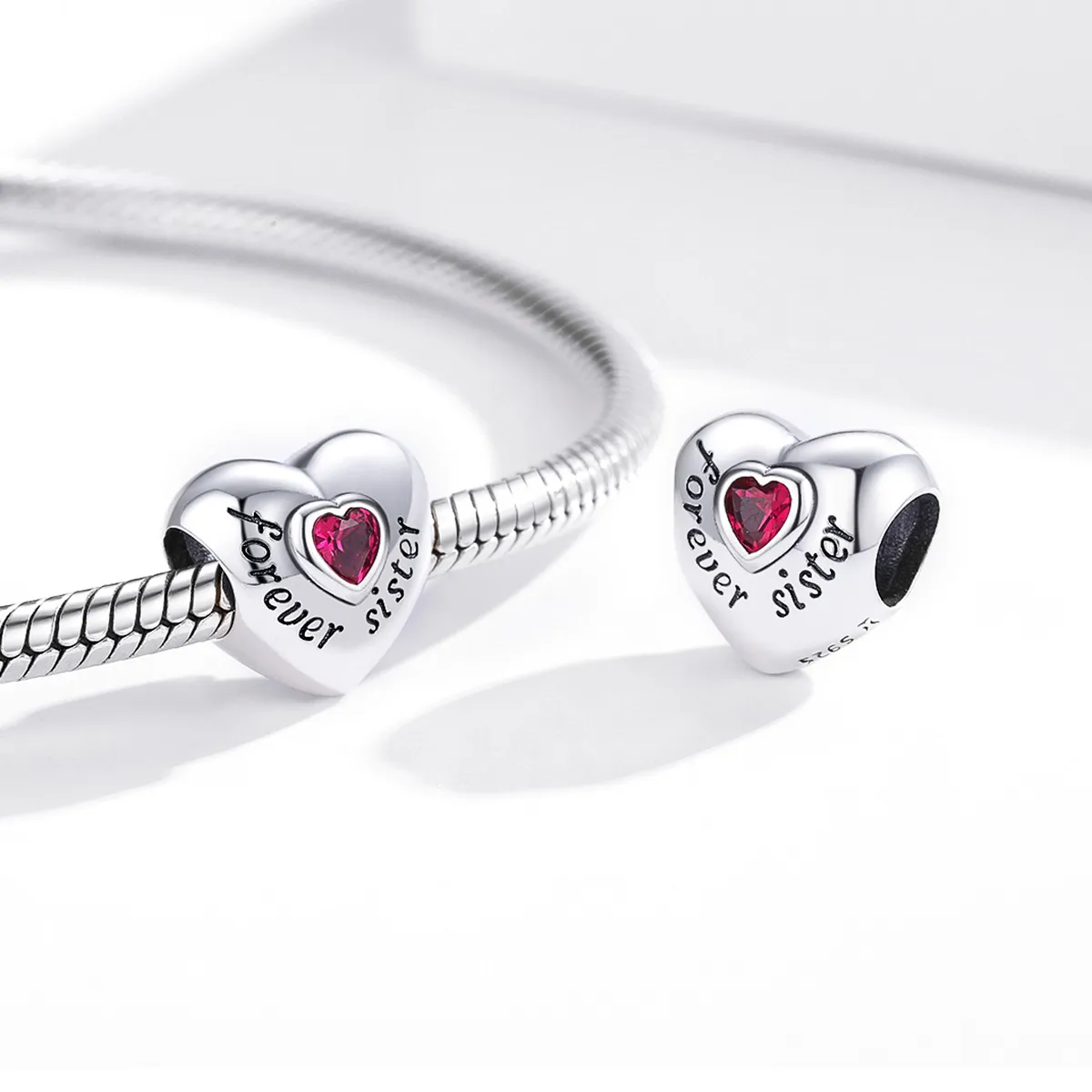 Pandora Style Silver Charm, Forever Love - SCC1835