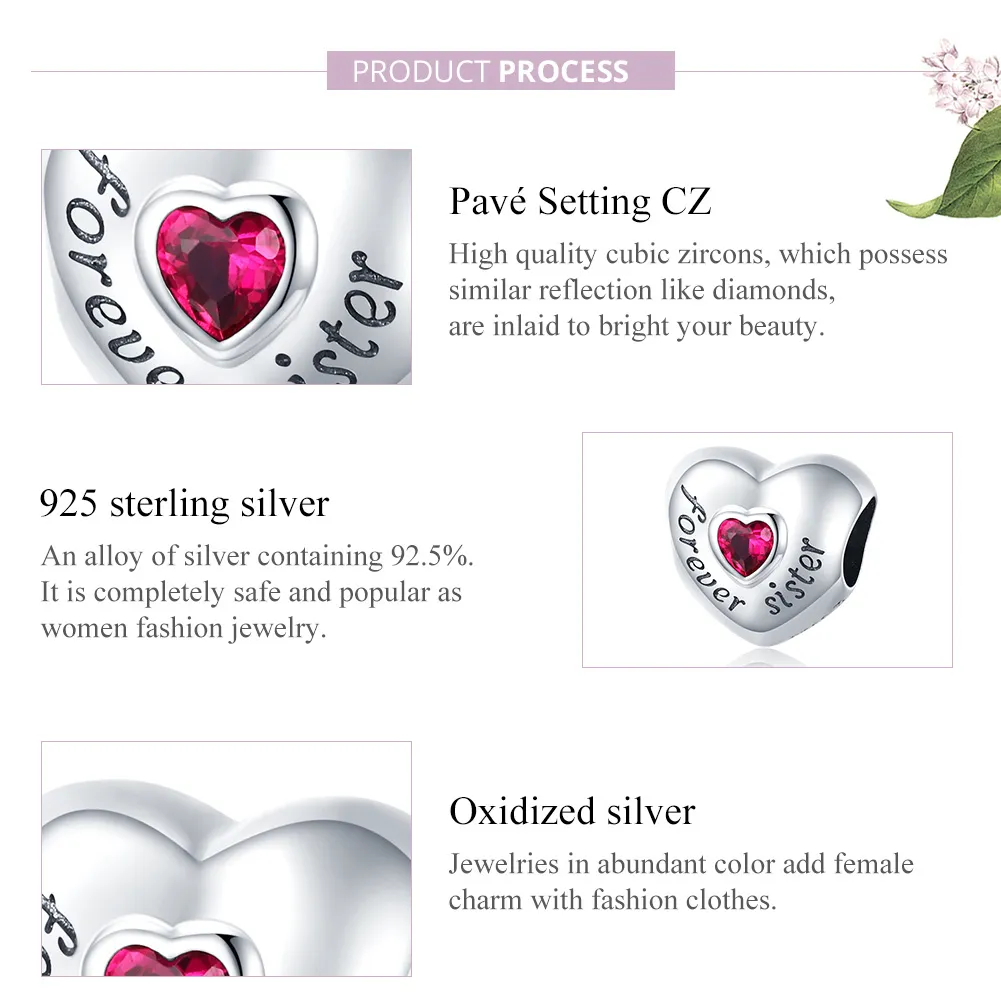 Pandora Style Silver Charm, Forever Love - SCC1835