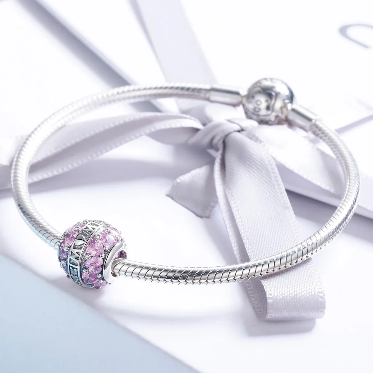 Pandora Style Silver Charm, Great Love - SCC580