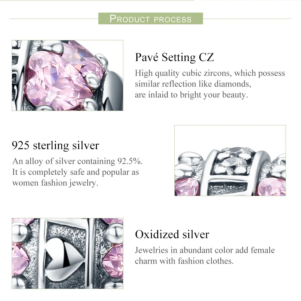 Pandora Style Silver Charm, Great Love - SCC580