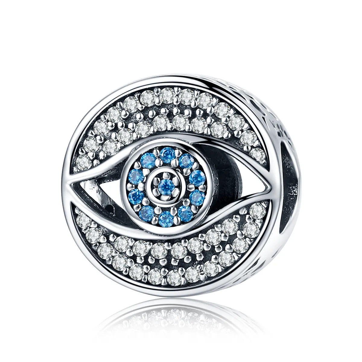 Pandora Style Silver Charm, Guardian Eye - SCC565