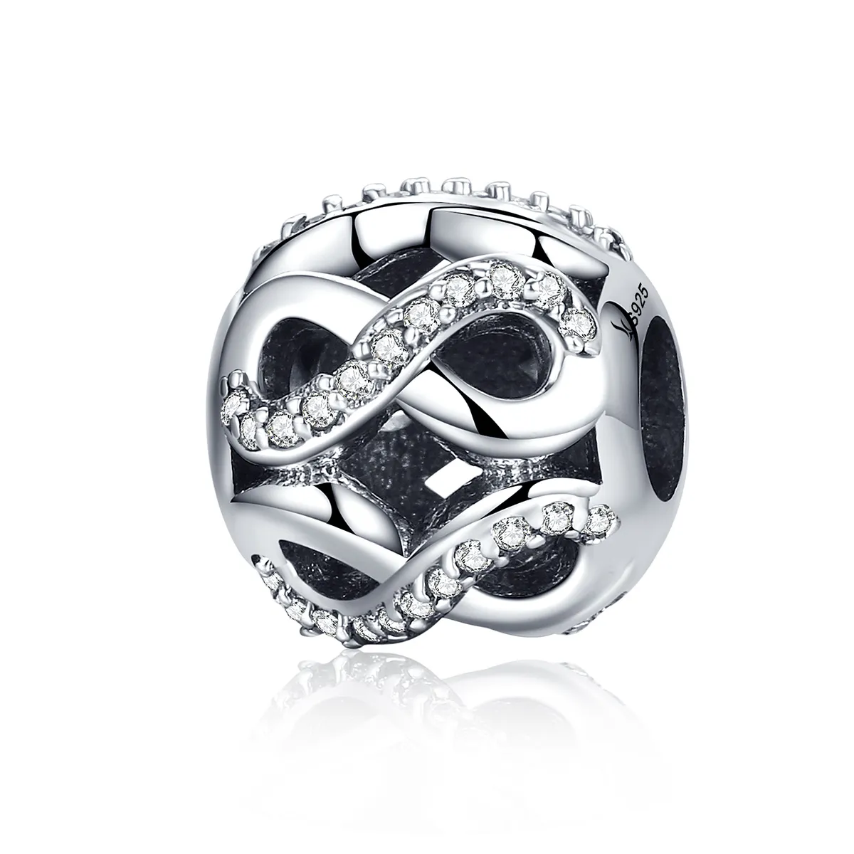 Pandora Style Silver Charm, Infinity - SCC141