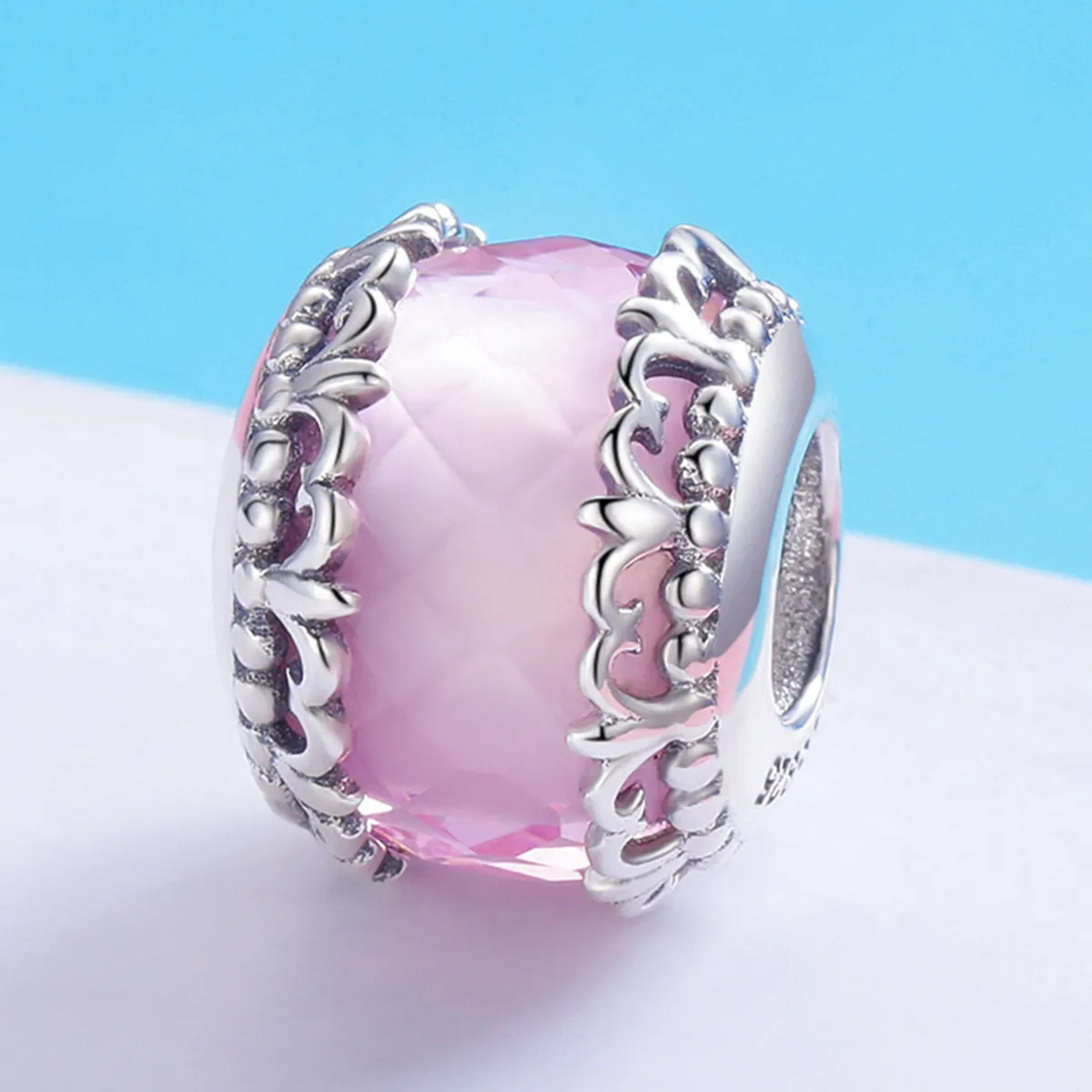 Pandora Style Silver Charm, Iris - SCC711