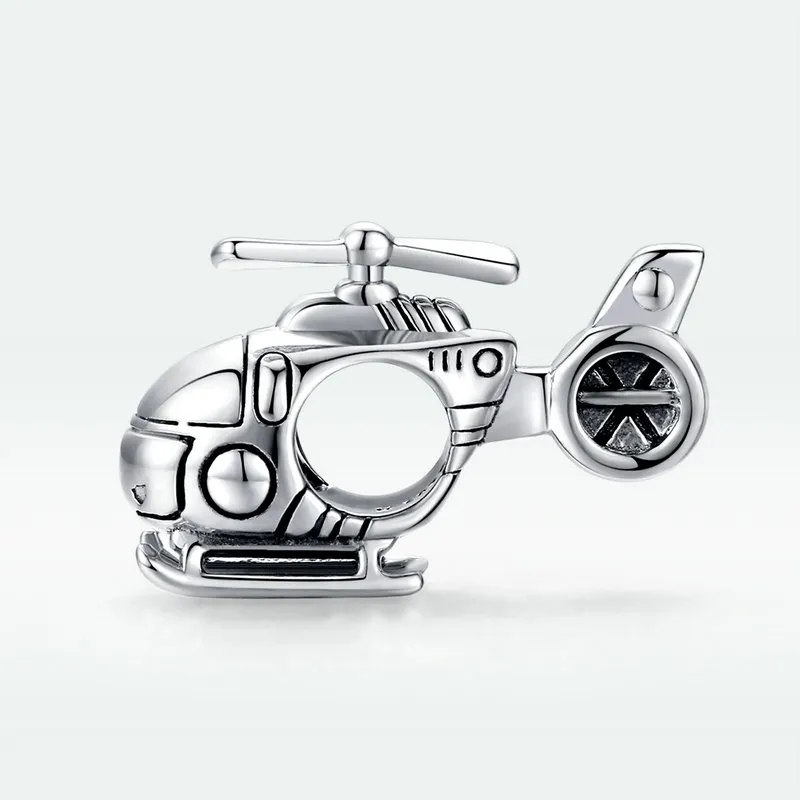 Pandora Style Silver Charm, Little Helicopter - SCC1699