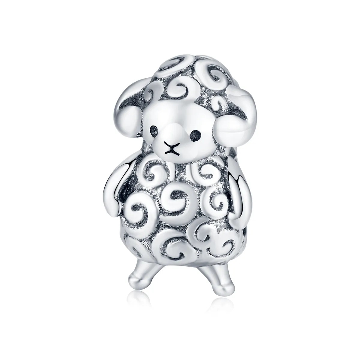 Pandora Style Silver Charm, Little Sheep - BSC187