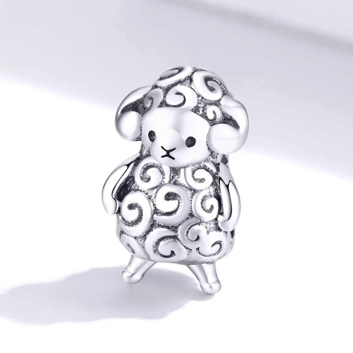 Pandora Style Silver Charm, Little Sheep - BSC187