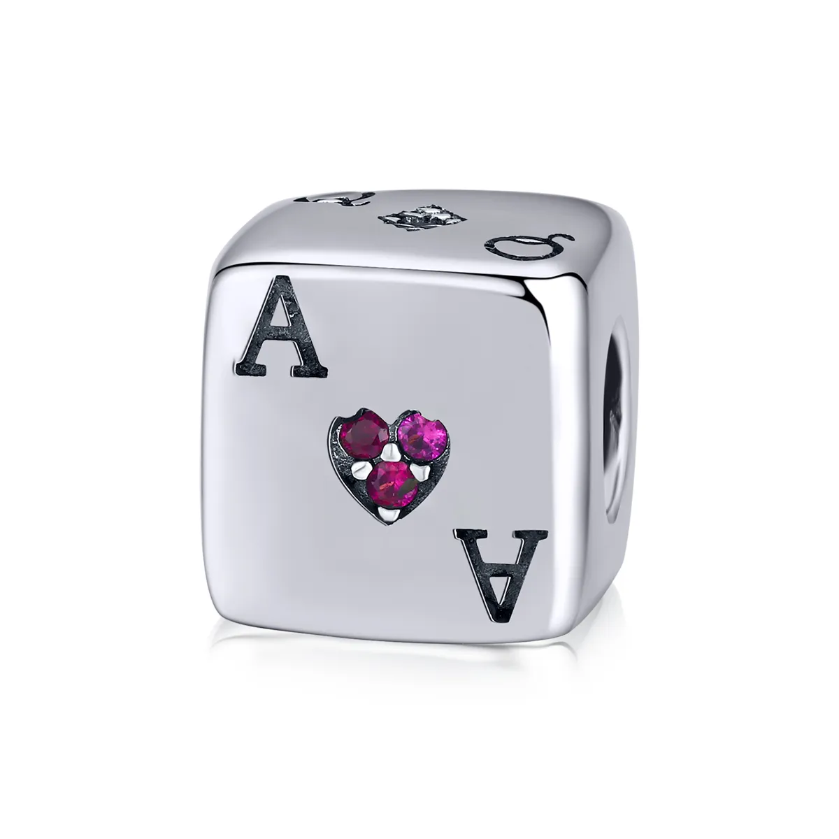 Pandora Style Silver Charm, Love Dice - SCC1440