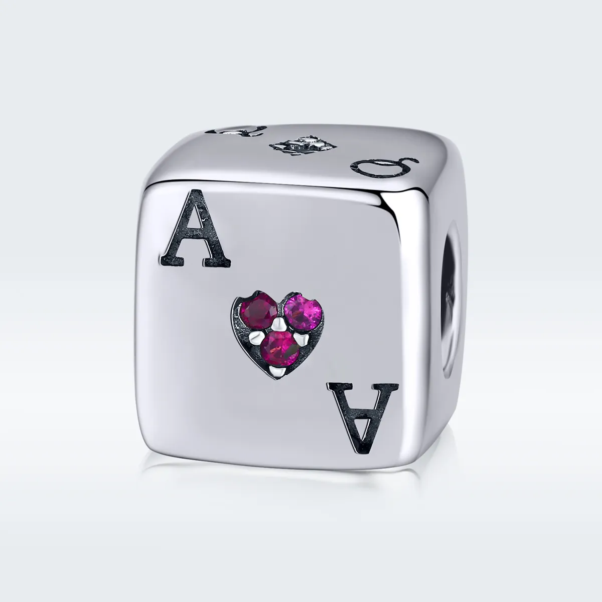 Pandora Style Silver Charm, Love Dice - SCC1440