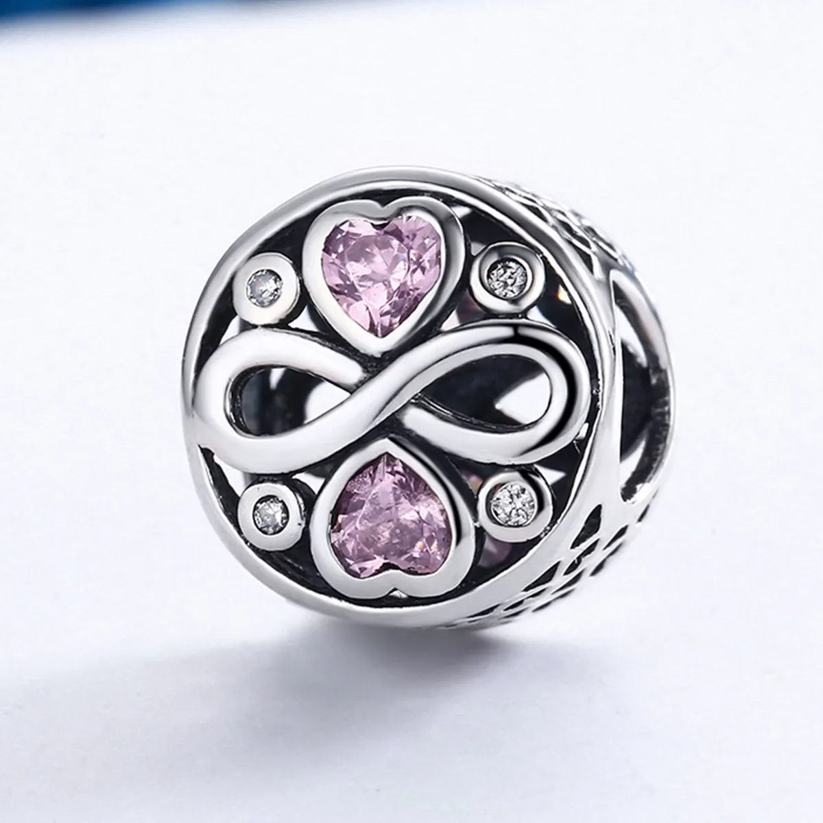 Pandora Style Silver Charm, Love Lasts - SCC240