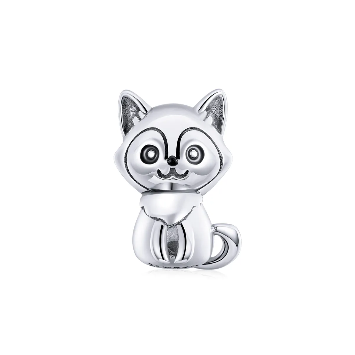 Pandora Style Silver Charm, Lovely Dog, Enamel - SCC1829