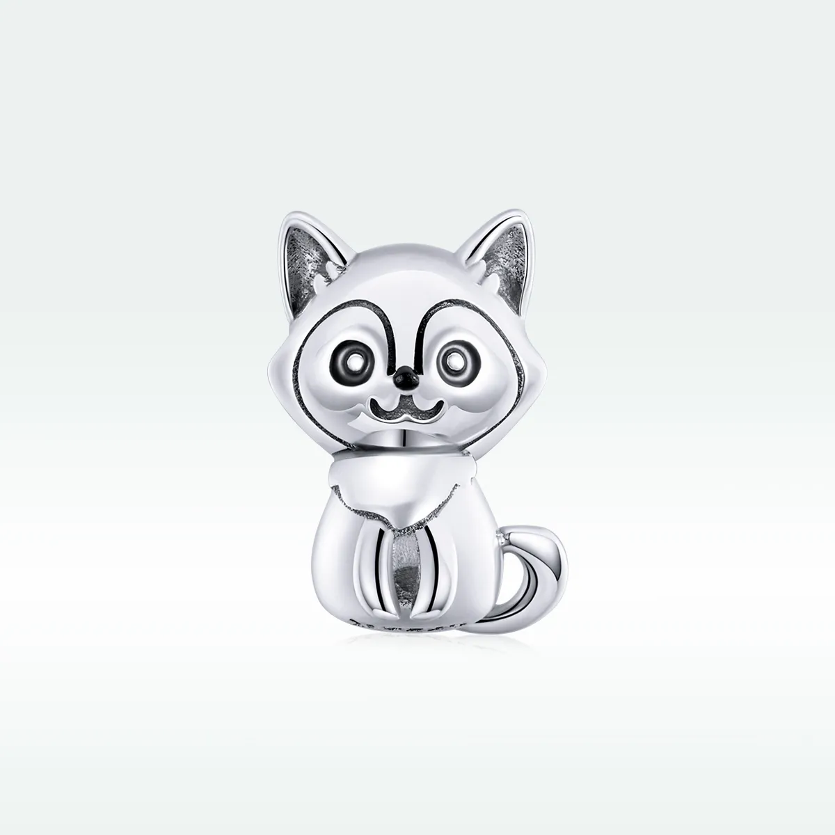 Pandora Style Silver Charm, Lovely Dog, Enamel - SCC1829