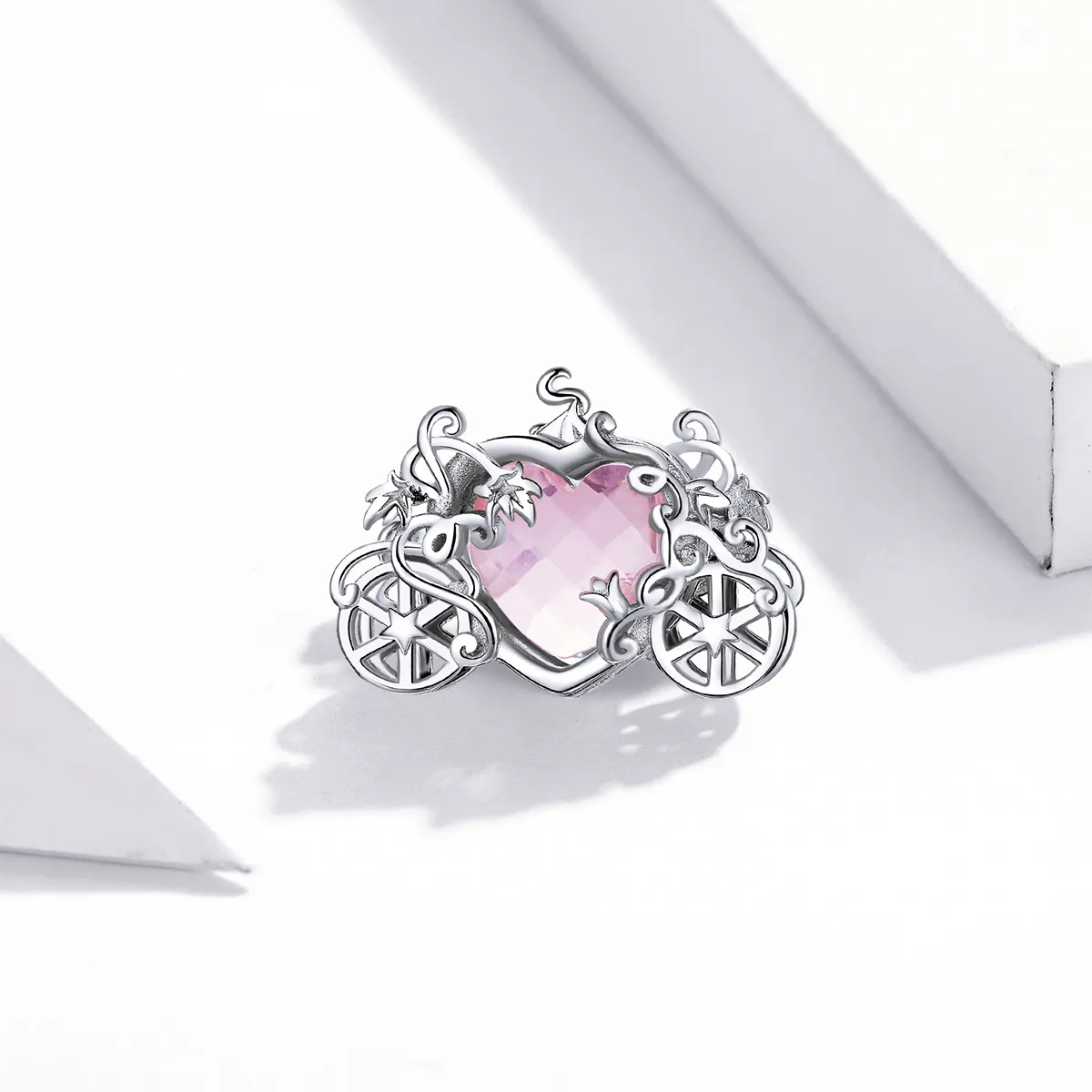 Pandora Style Silver Charm, Magic Carriage - BSC412