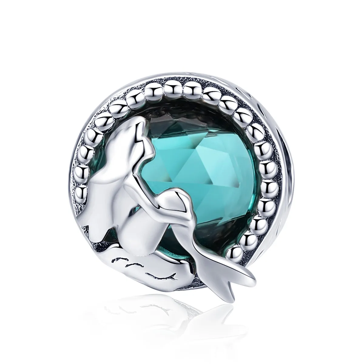 Pandora Style Silver Charm, Mermaid's Missing - SCC894