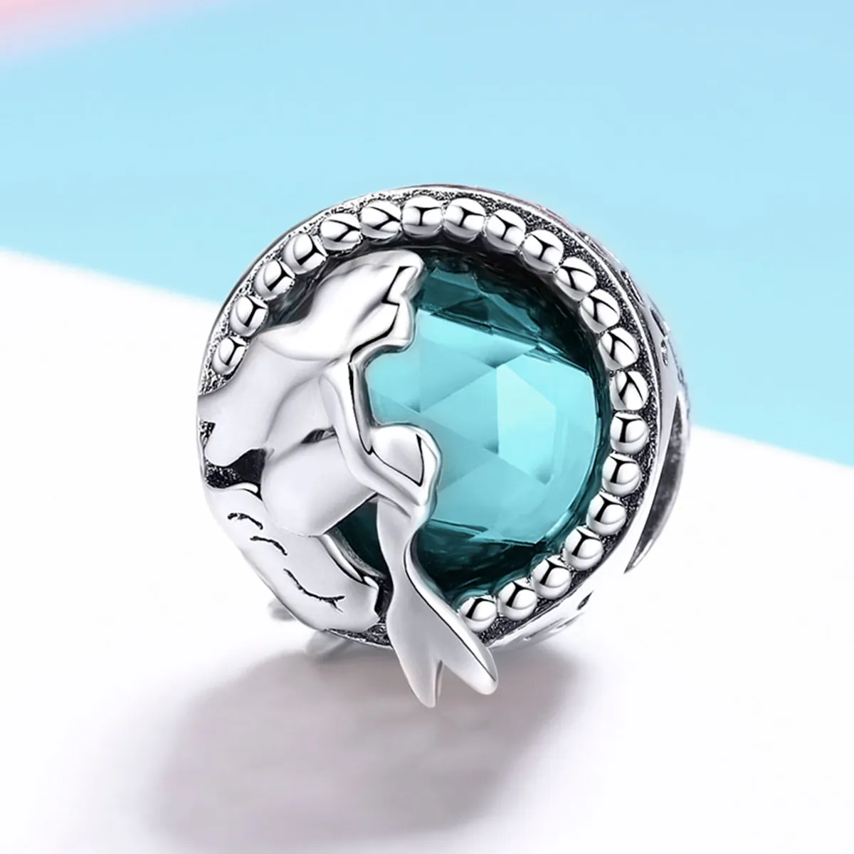 Pandora Style Silver Charm, Mermaid's Missing - SCC894