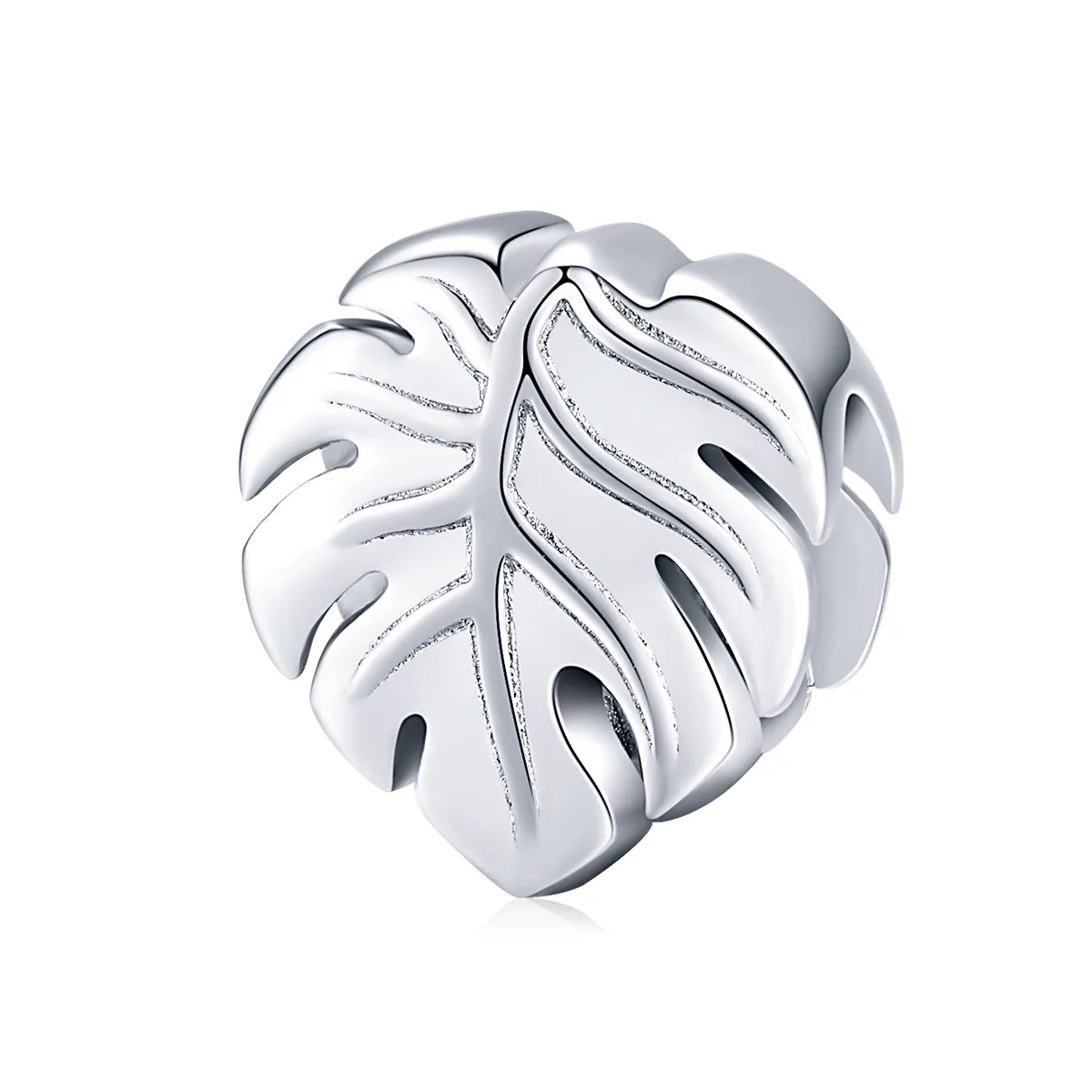 Pandora Style Silver Charm, Monstera Deliciosa - BSC141