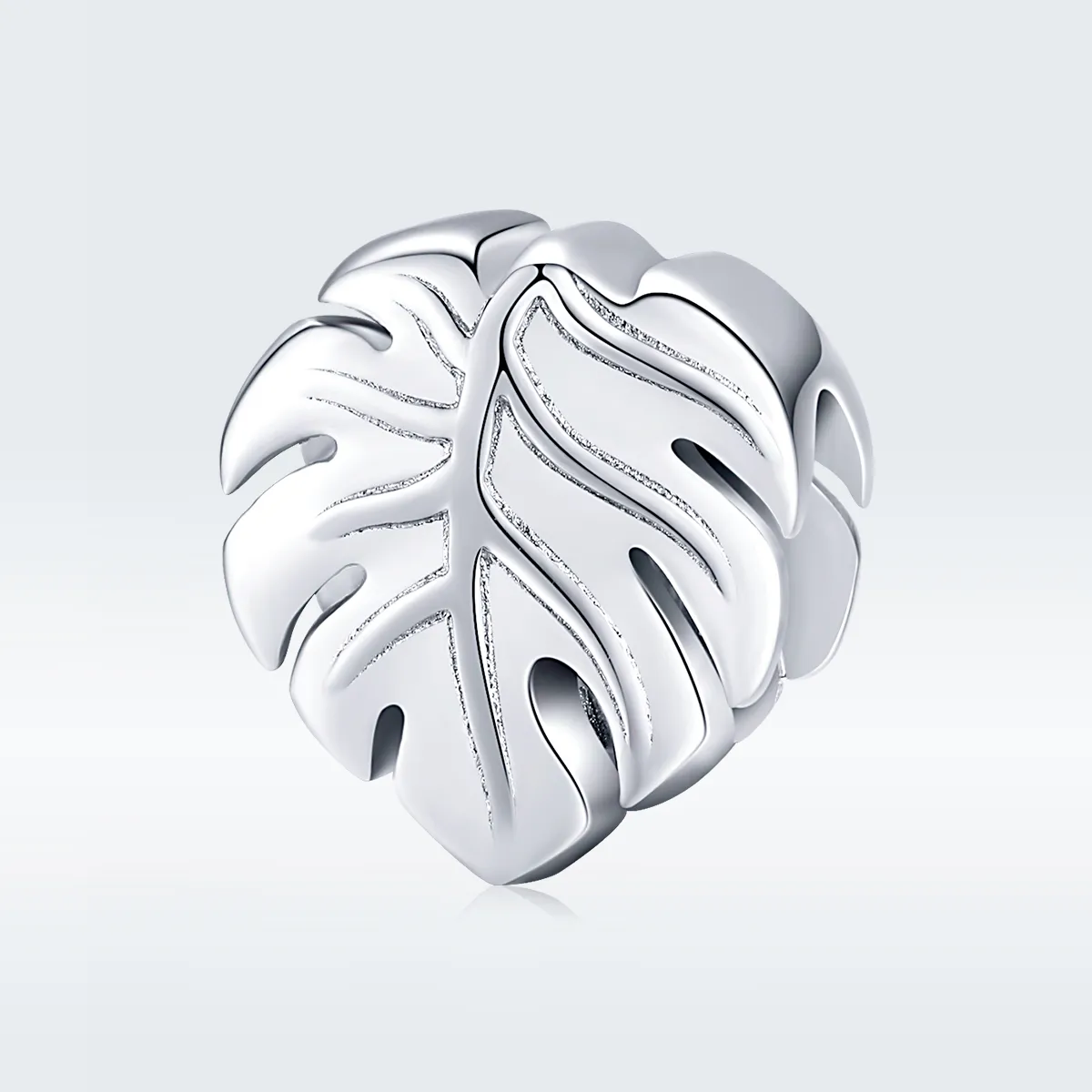 Pandora Style Silver Charm, Monstera Deliciosa - BSC141