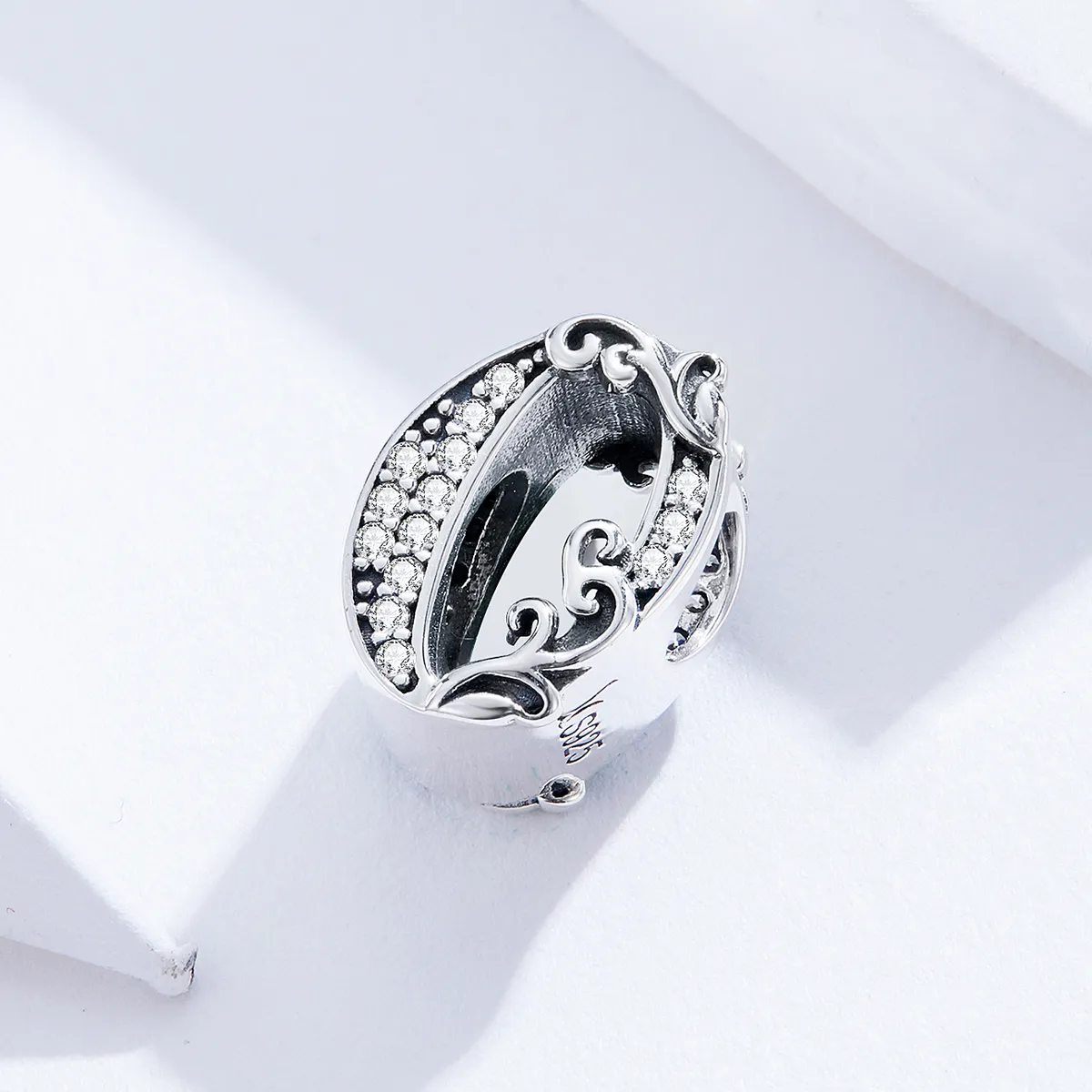 Pandora Style Silver Charm, Number 0 - SCC1418-0