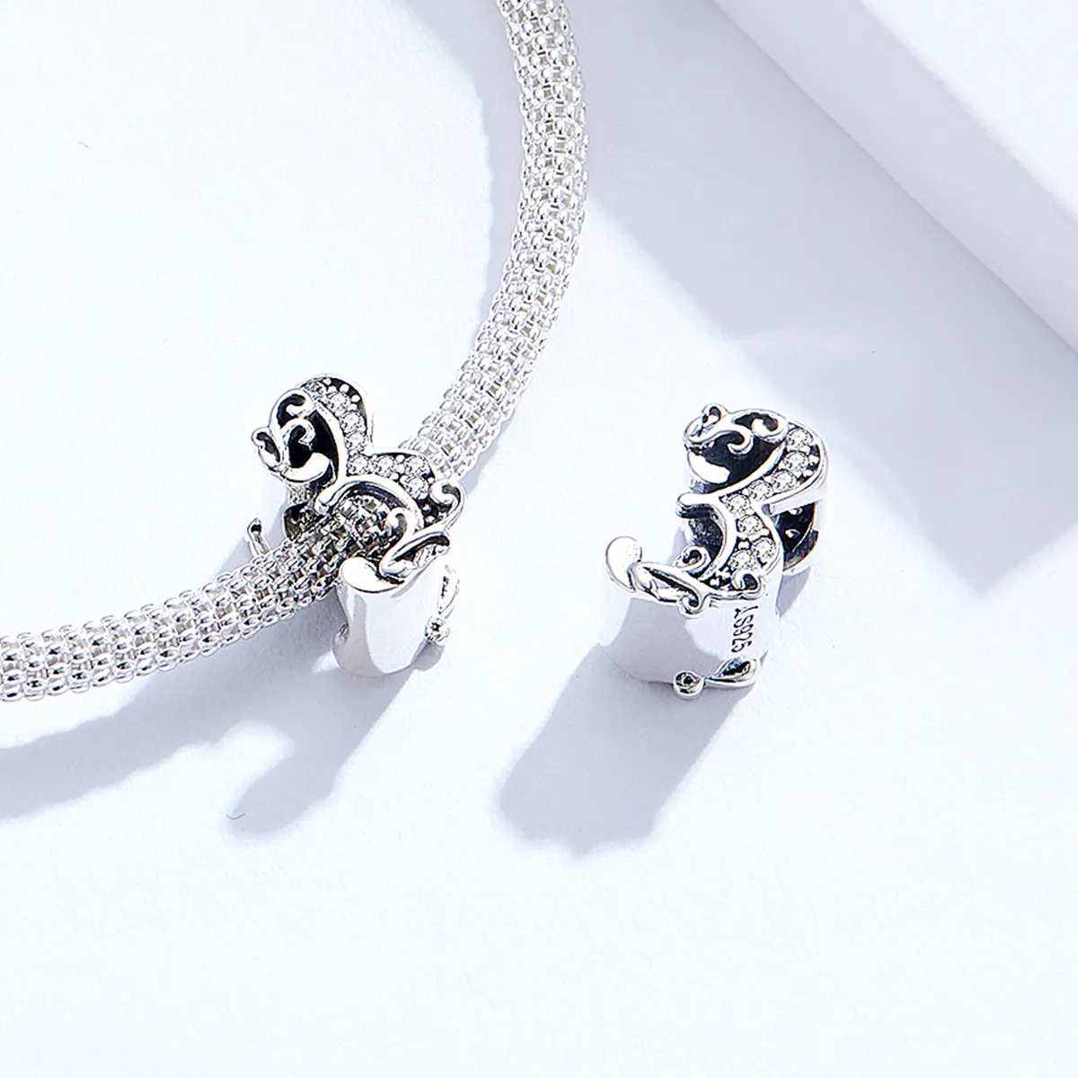 Pandora Style Silver Charm, Number 3 - SCC1418-3