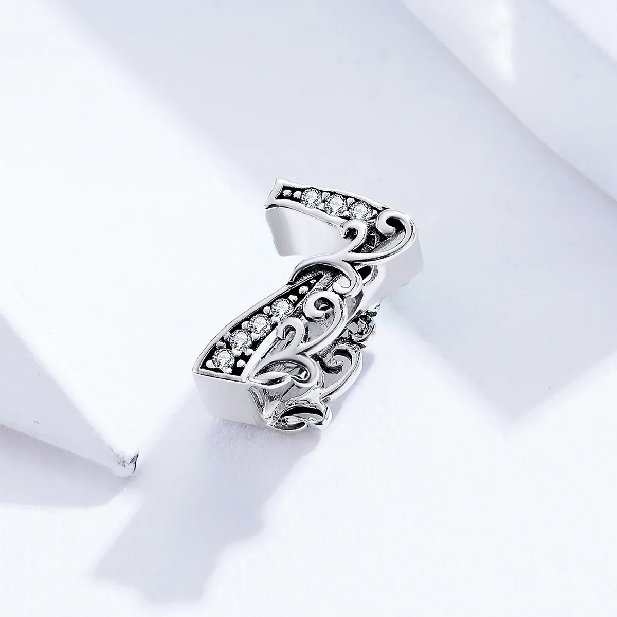 Pandora Style Silver Charm, Number 7 - SCC1418-7