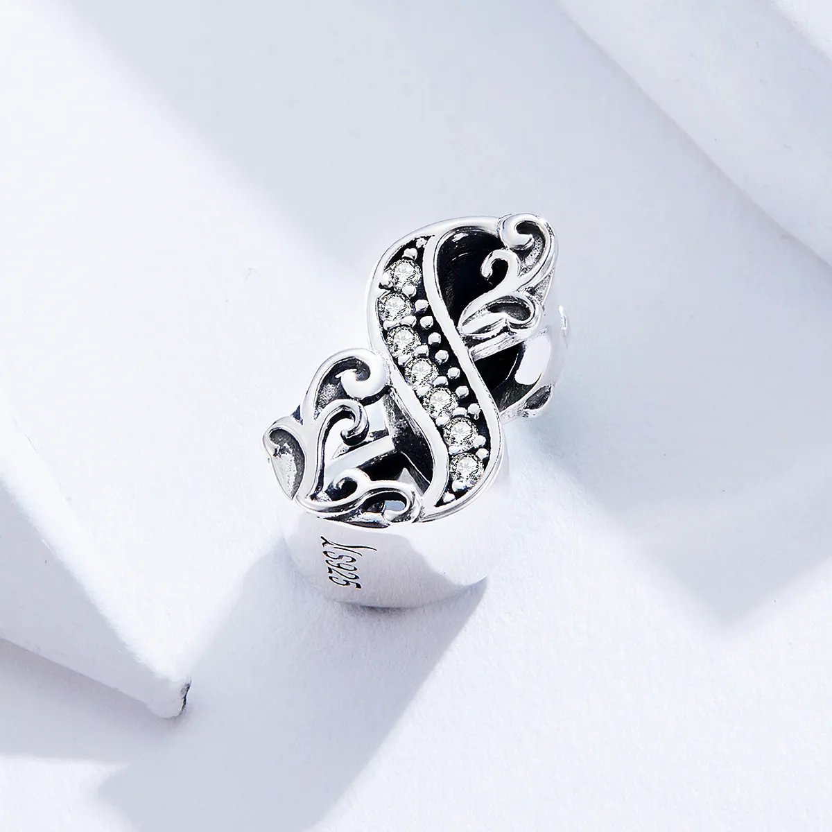 Pandora Style Silver Charm, Number 8 - SCC1418-8