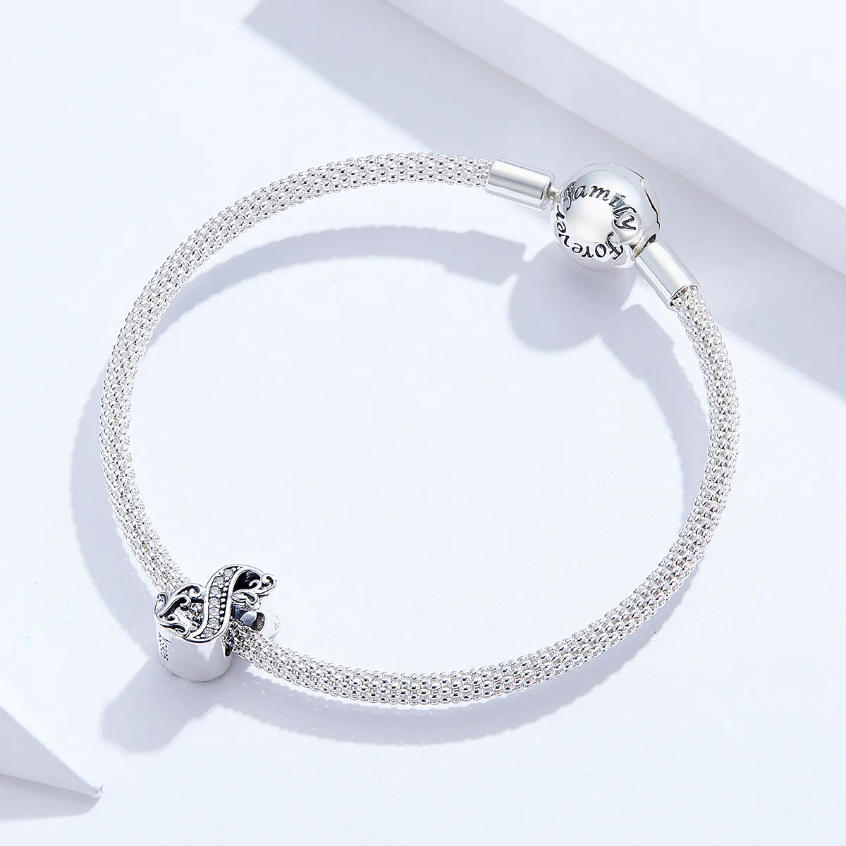 Pandora Style Silver Charm, Number 8 - SCC1418-8