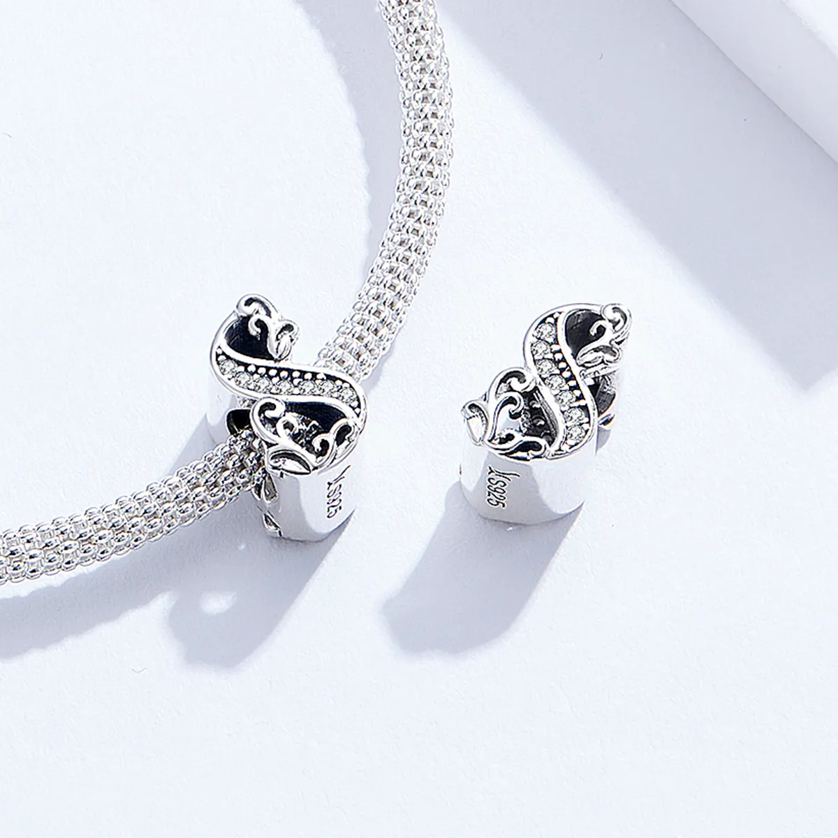 Pandora Style Silver Charm, Number 8 - SCC1418-8