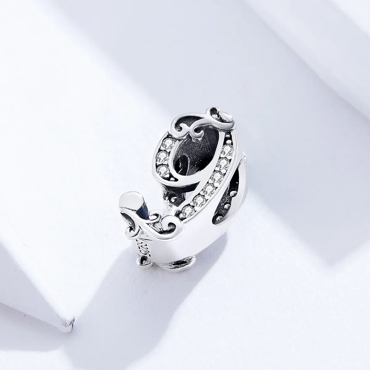 Pandora Style Silver Charm, Number 9 - SCC1418-9