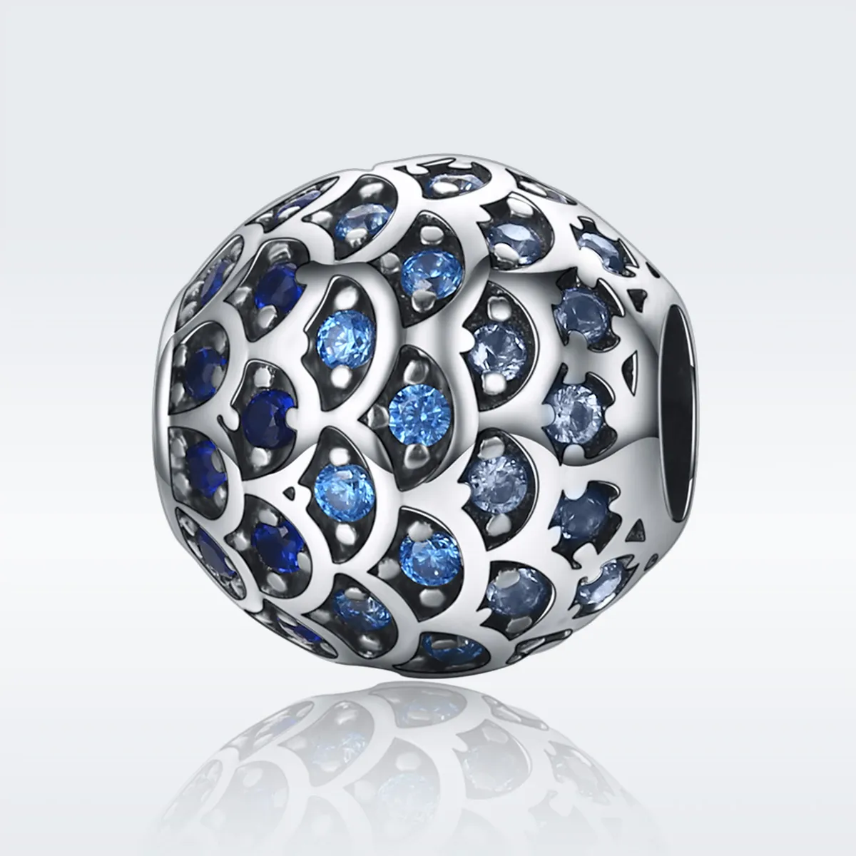 Pandora Style Silver Charm, Ocean's Daughter - SCC169