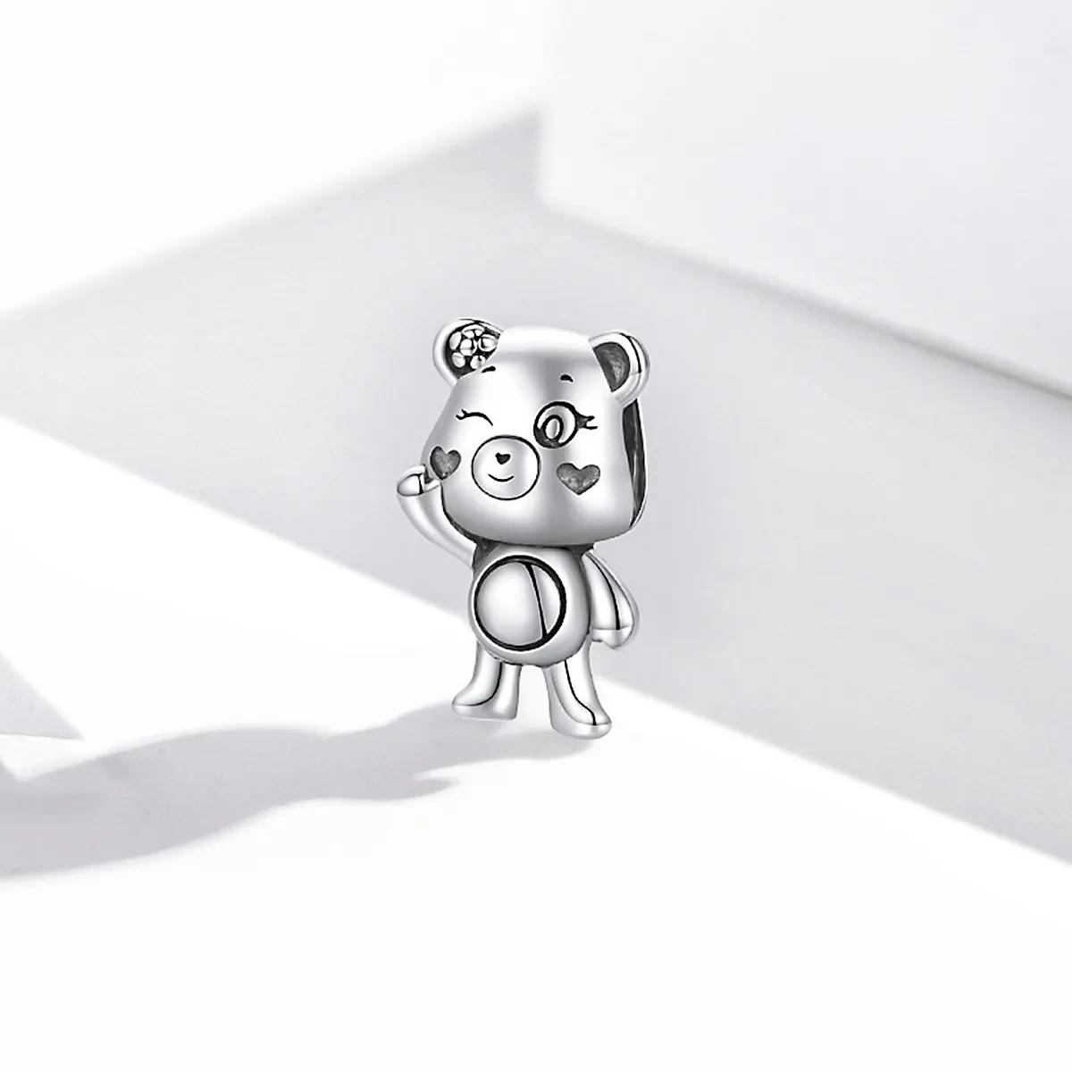 Pandora Style Silver Charm, Playful Bear - SCC1870