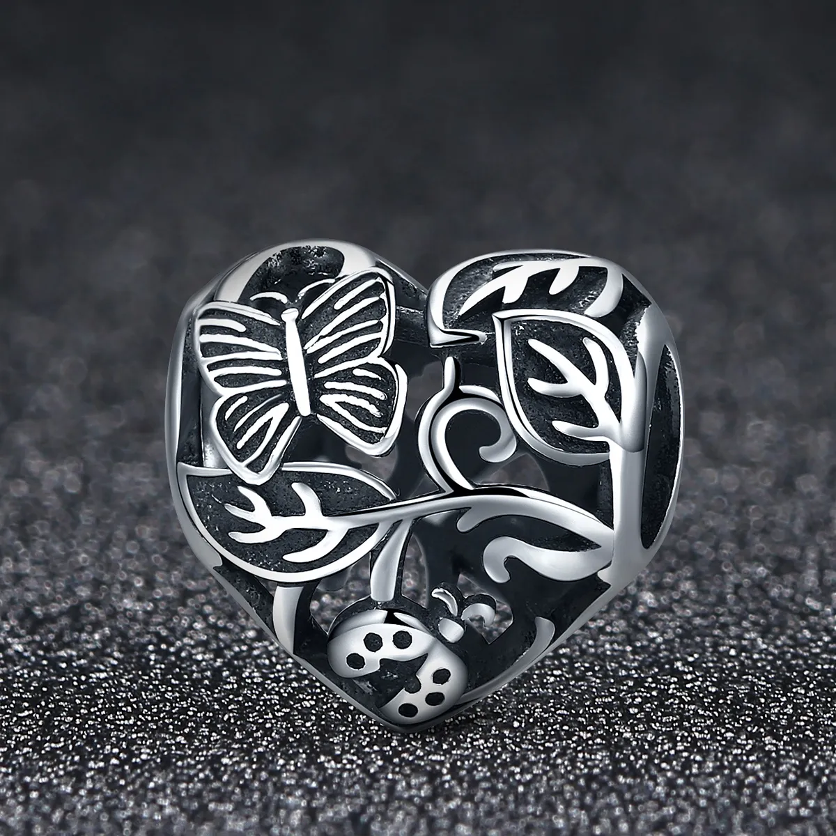 Pandora Style Silver Charm, Rain-Back Garden - SCC155