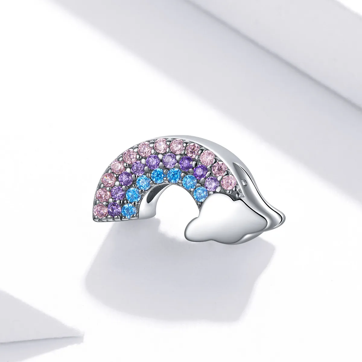 Pandora Style Silver Charm, Rainbow Bridge - SCC1788