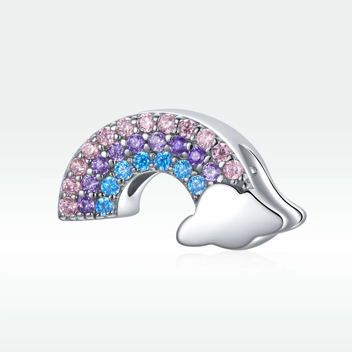 Pandora Style Silver Charm, Rainbow Bridge - SCC1788