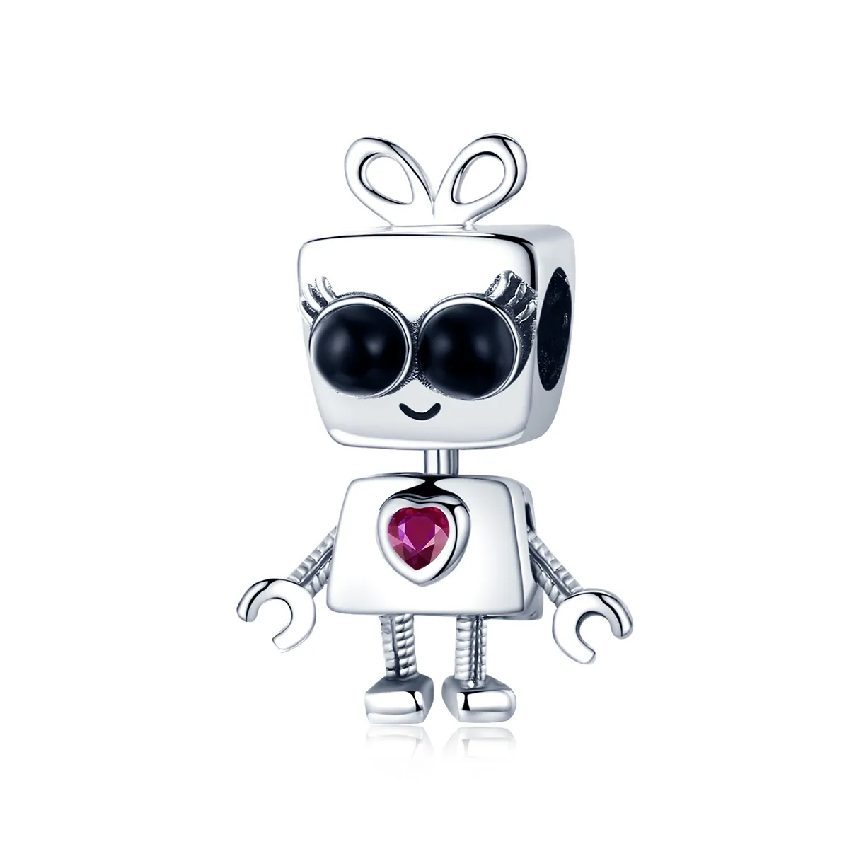 Pandora Style Silver Charm, Robot Didi - SCC885