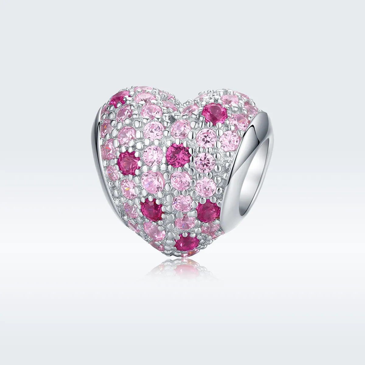 Pandora Style Silver Charm, Romance of Young Girl - BSC118