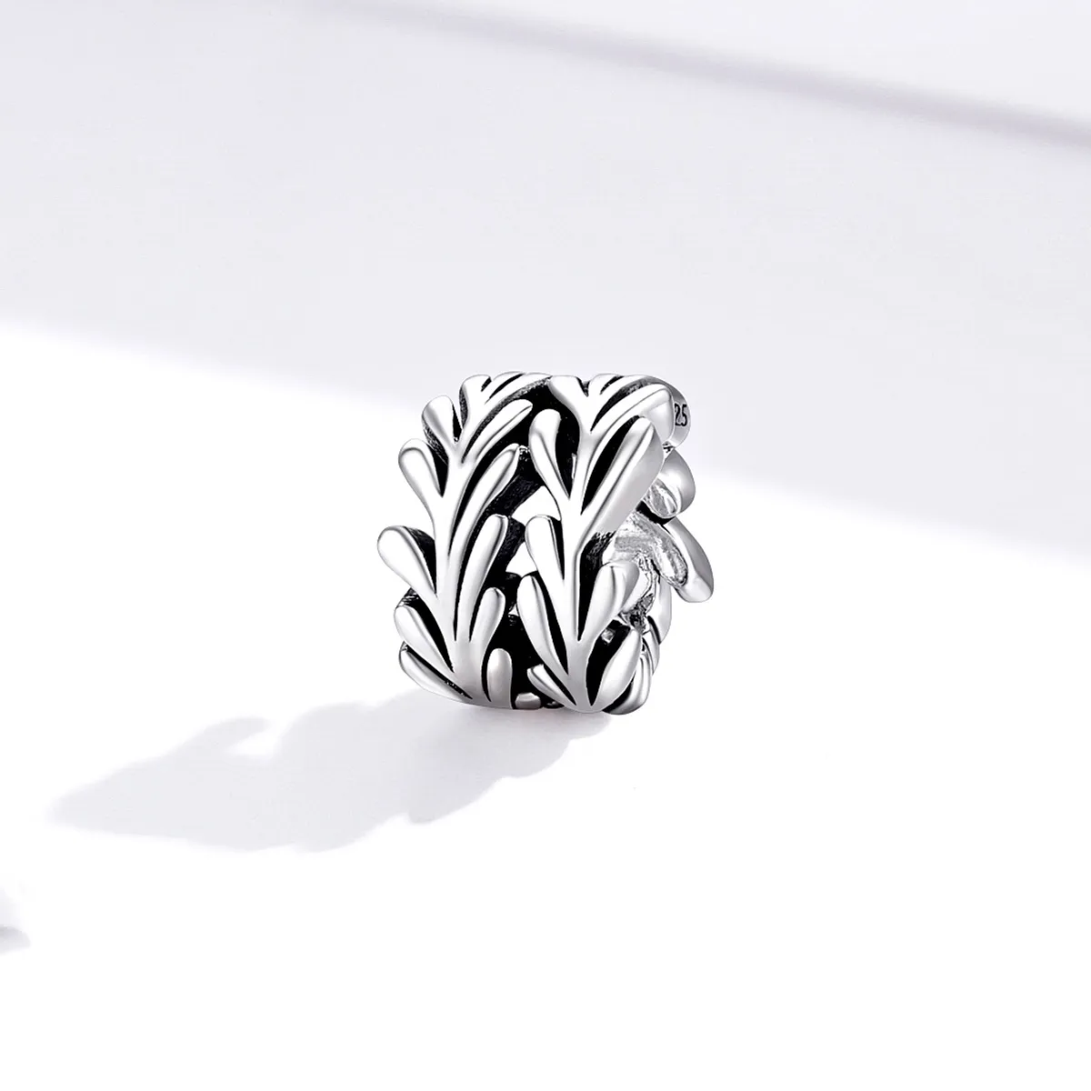 Pandora Style Silver Charm, Seaweed - SCC1534