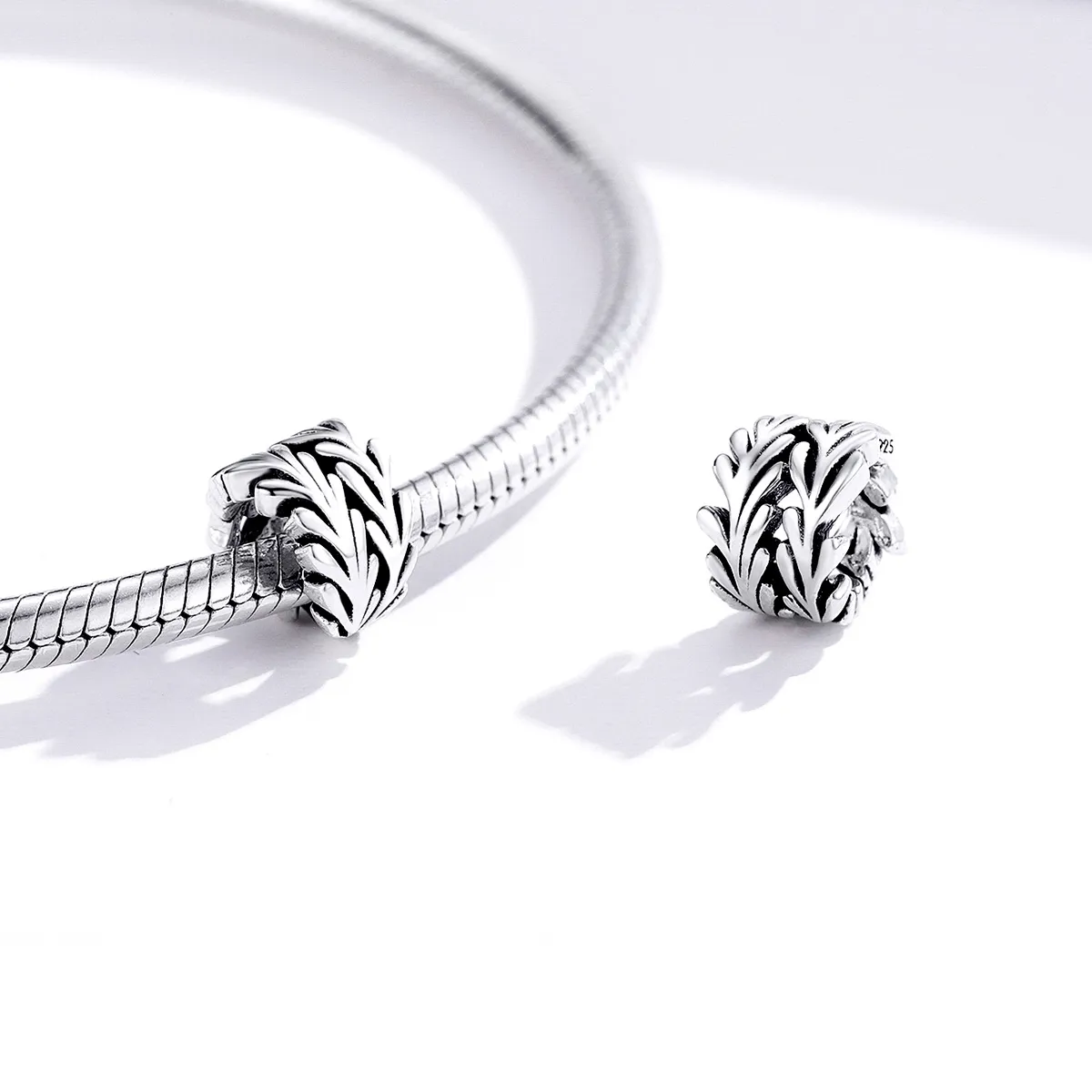 Pandora Style Silver Charm, Seaweed - SCC1534