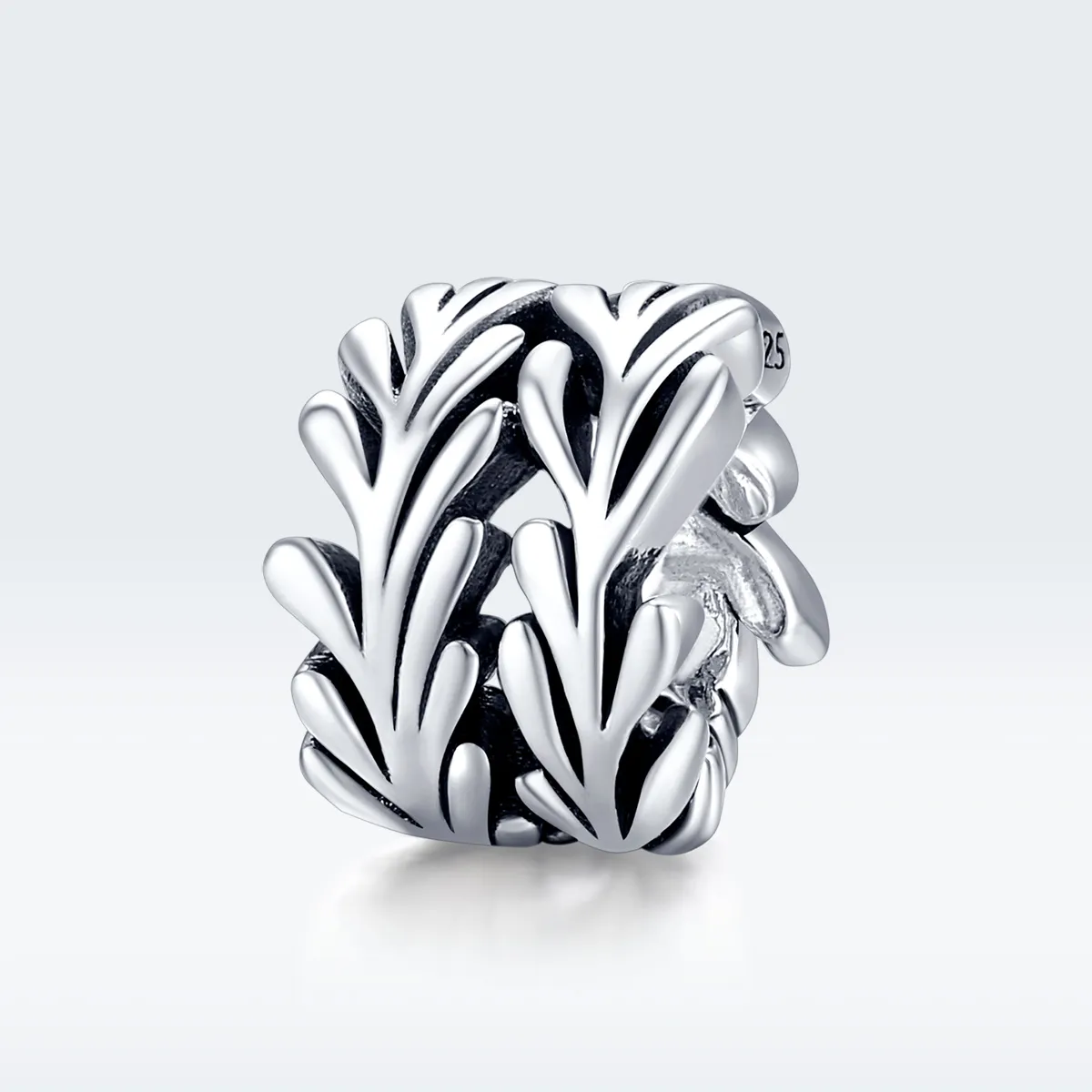 Pandora Style Silver Charm, Seaweed - SCC1534