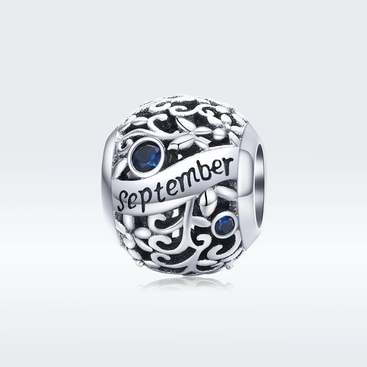 Pandora Style Silver Charm, September Birthstone - SCC1385-9