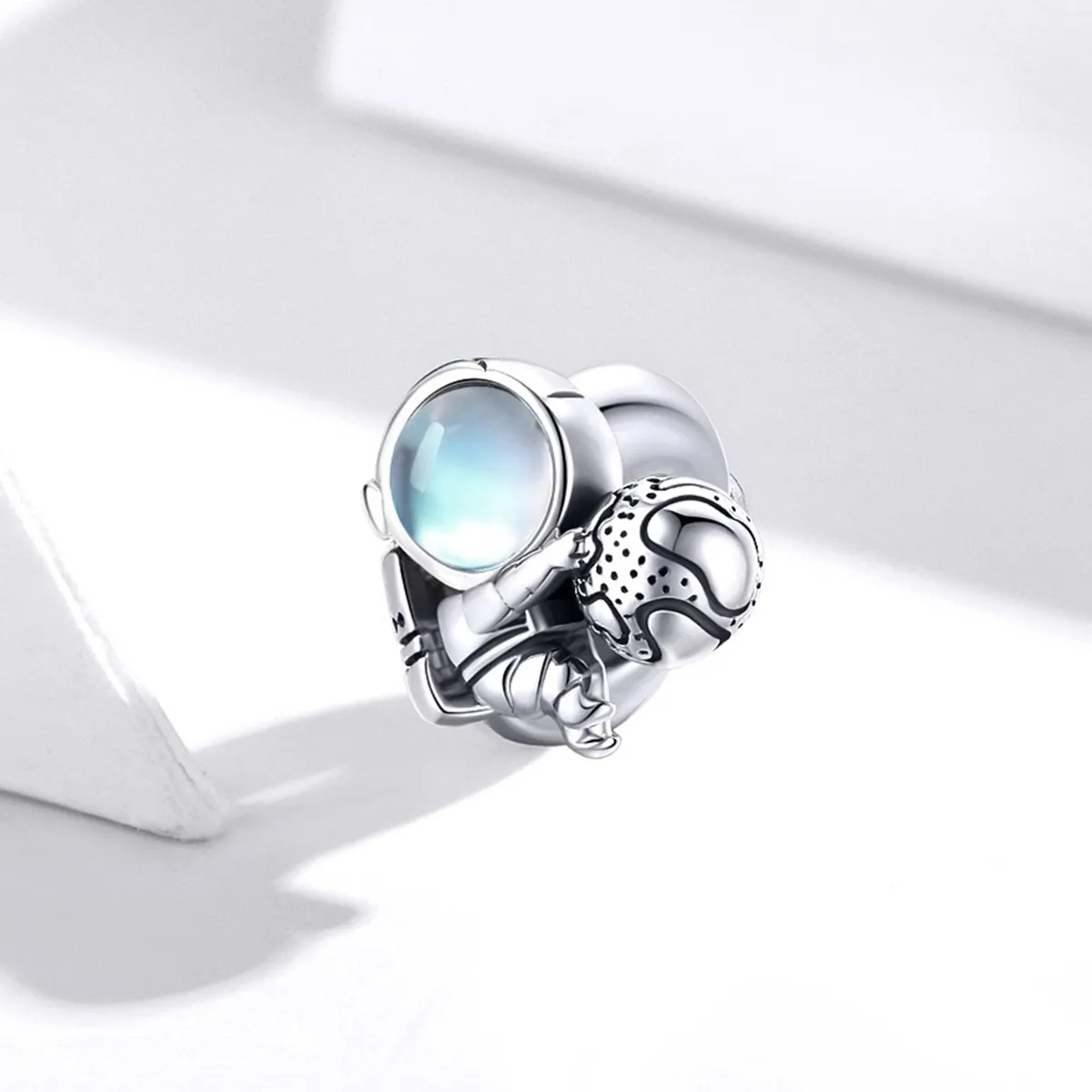 Pandora Style Silver Charm, Space Walk - SCC1694