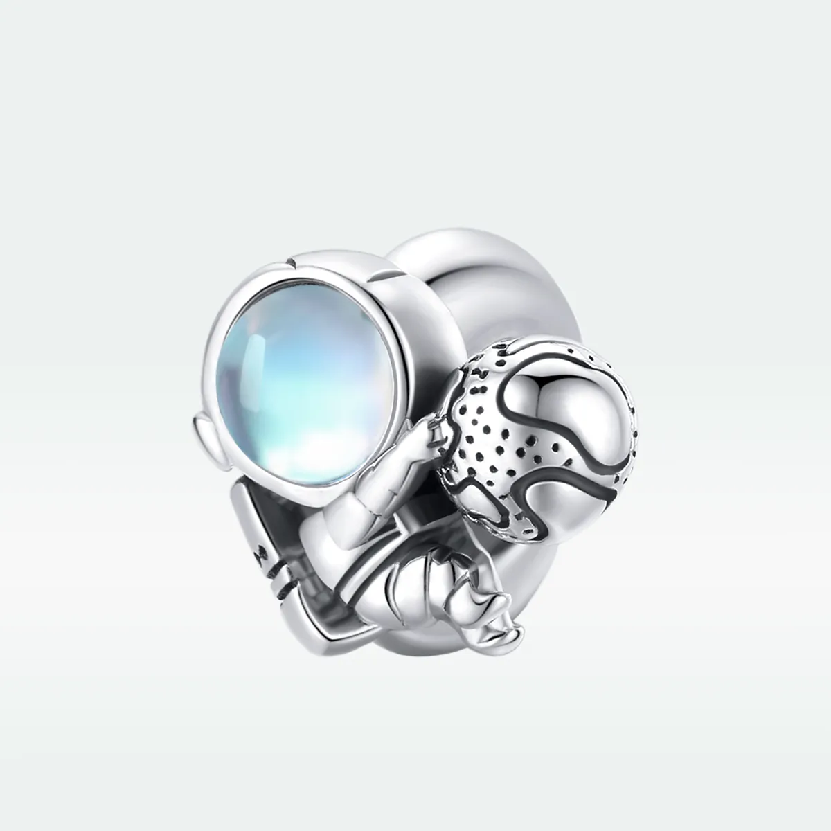 Pandora Style Silver Charm, Space Walk - SCC1694