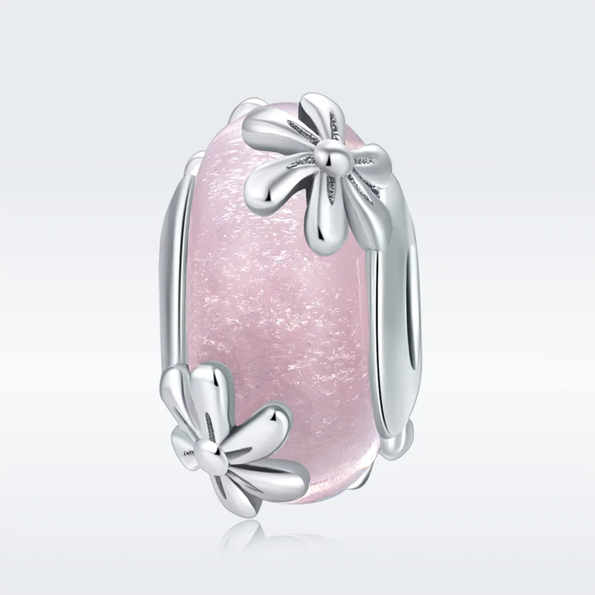 Pandora Style Silver Charm, Spring Flowers - SCC860