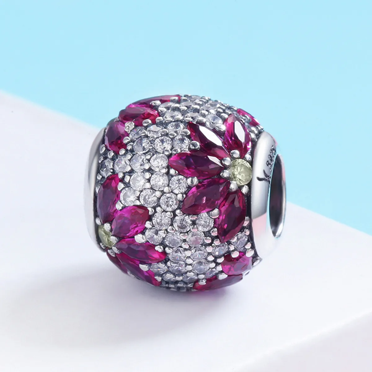 Pandora Style Silver Charm, Spring Scenery - SCC570