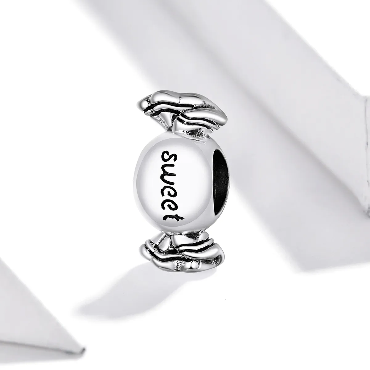 Pandora Style Silver Charm, Sweet Candy - BSC353