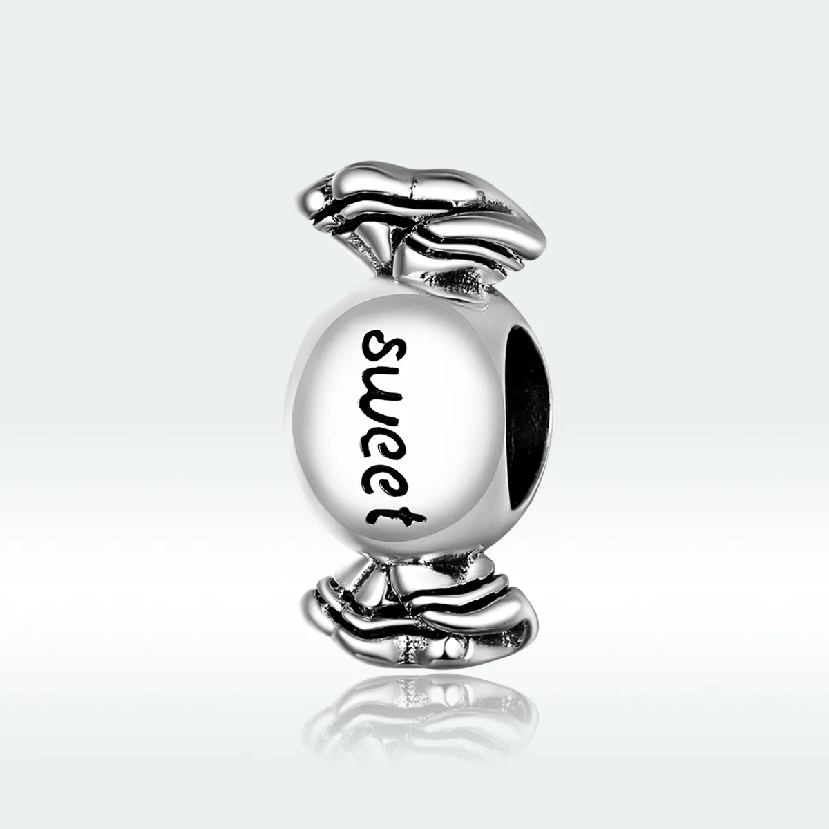 Pandora Style Silver Charm, Sweet Candy - BSC353