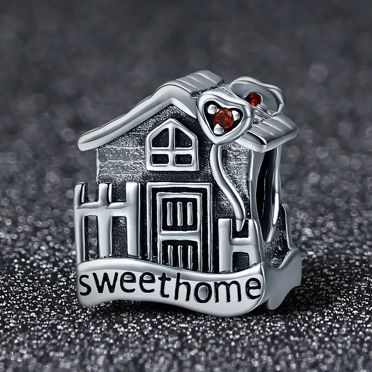 Pandora Style Silver Charm, Sweethome - SCC416