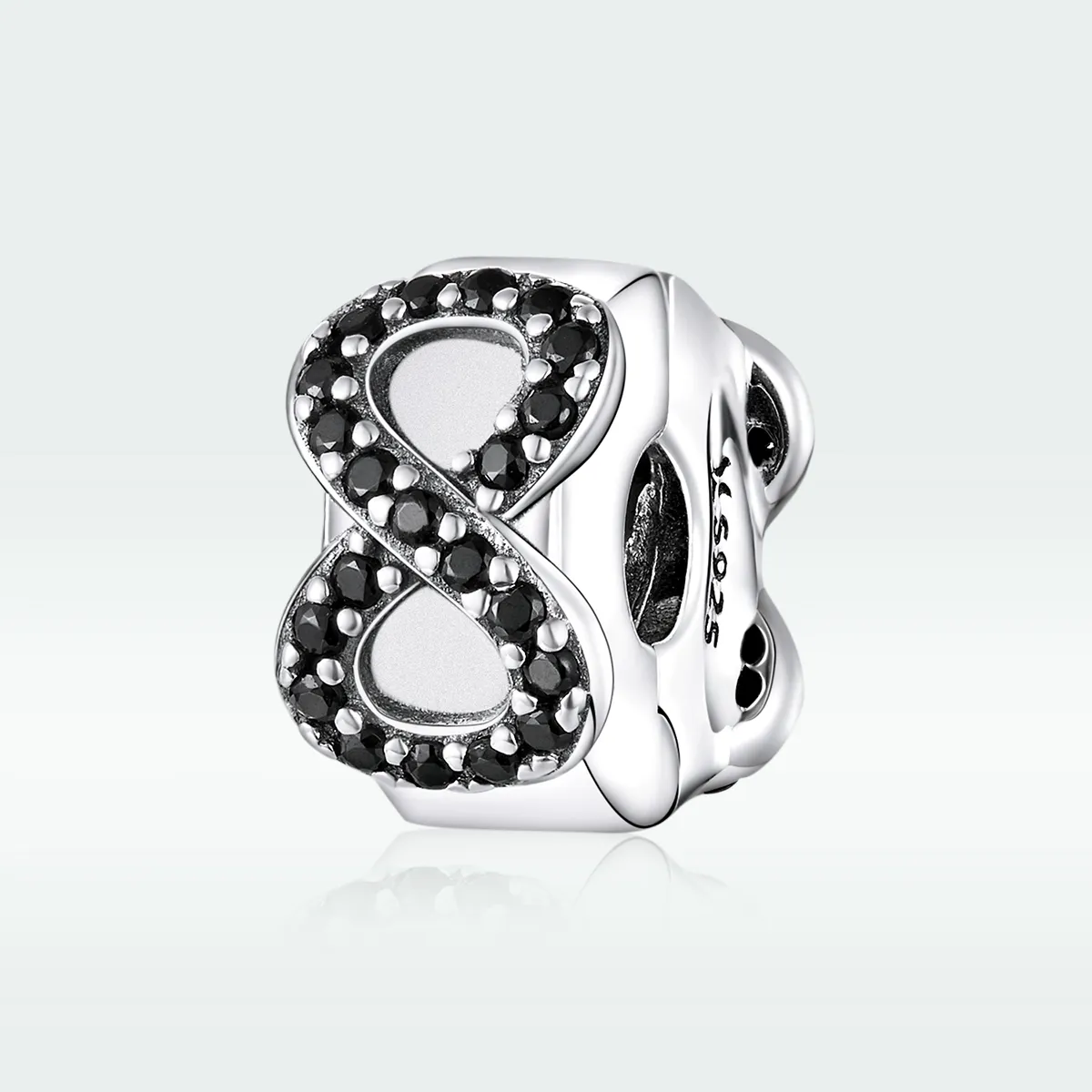 Pandora Style Silver Charm, Symbol of Infinity - SCC1498