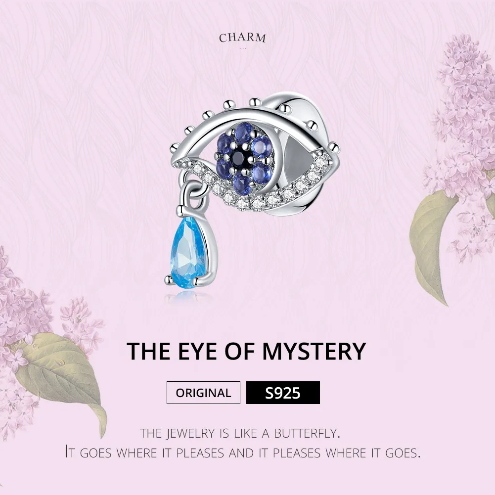 Pandora Style Silver Charm, The Eye of Mystery - SCC1775